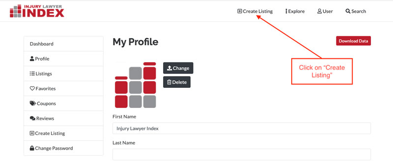 Create Your Listing